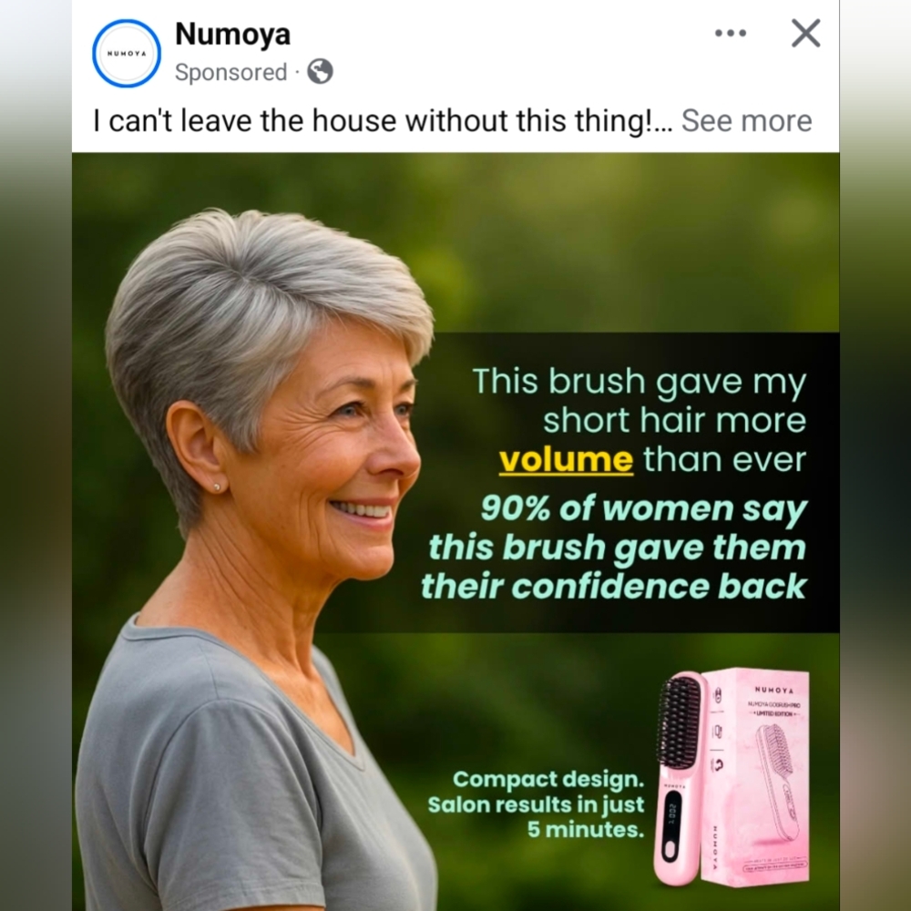 Numoya Go Brush Pro straightening (and curling) brush - Picture 10 of 11